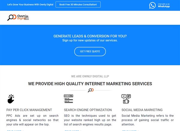 Digital Marketing Company Kurukshetra - OwnlyDigital.com